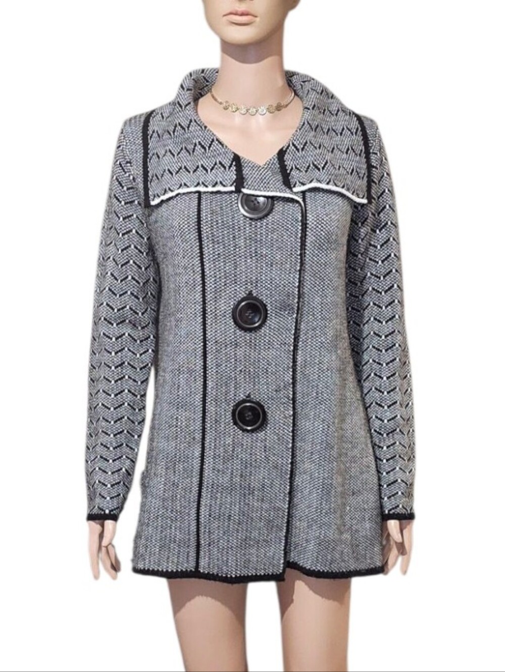 Sioni Wide Collar Sweater